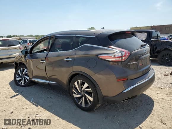 ✅ 2016 Nissan Murano Platinum • VIN: 5N1AZ2MH4GN126909 • Lot: 67561205. Wystawiony na Copart z przebiegiem 77 790 mil. Bezpłatny archiwum sprzedaży aukcyjnych z USA i szczegółowy raport historii pojazdu na DreamBid. Zdjęcie 2.