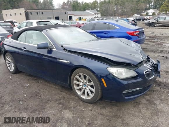 ✅ 2013 BMW 6 Series 640i • VIN: WBALW7C51DDX58713 • Lot: 42005436. Wystawiony na IAAI z przebiegiem 77 563 mil. Bezpłatny archiwum sprzedaży aukcyjnych z USA i szczegółowy raport historii pojazdu na DreamBid. Zdjęcie 1.