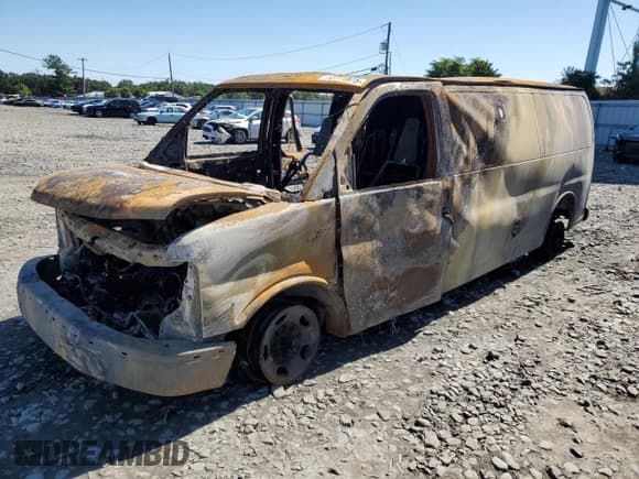 ✅ 2018 Chevrolet Express Cargo • VIN: 1GCWGBFP3J1257252 • Lot: 70111975. Listed on Copart with Not provided. Free auction sales archive from the USA and detailed vehicle history report at DreamBid. Image 1.