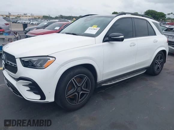 ✅ 2024 Mercedes-Benz GLE 450 • VIN: 4JGFB5KB6RB158663 • Lot: 42415861. Listed on IAAI with 19,110 mi. Free auction sales archive from the USA and detailed vehicle history report at DreamBid. Image 2.