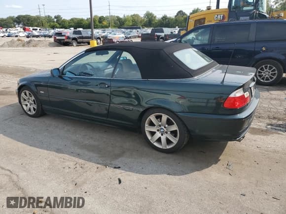 ✅ 2002 BMW 3 Series 325Ci • VIN: WBABS33452PG85030 • Lot: 71055105. Listed on Copart with 146,666 mi. Free auction sales archive from the USA and detailed vehicle history report at DreamBid. Image 2.