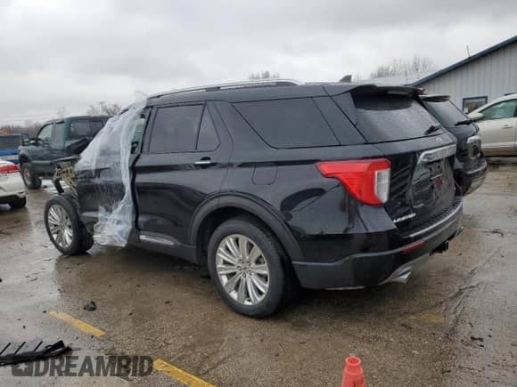 2023 Ford Explorer Limited with VIN 1FM5K8FW7PNA00256, listed as a Copart auction lot 86546354 with Not provided miles and Salvage title. Bid and sale history available at DreamBid. Image 2.