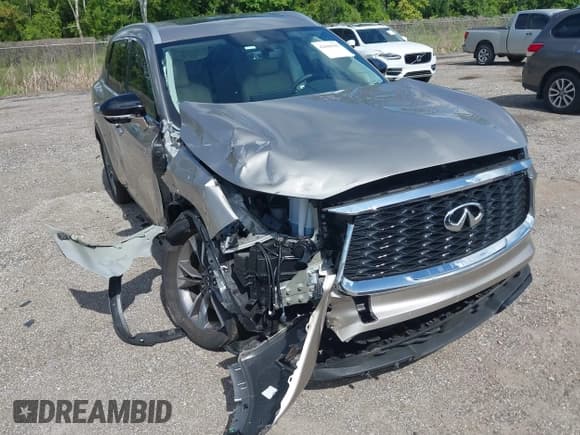 ✅ 2024 Infiniti QX60 Luxe • VIN: 5N1DL1FR6RC343763 • Lot: 42686502. Listed on IAAI with 3,791 mi. Free auction sales archive from the USA and detailed vehicle history report at DreamBid. Image 6.