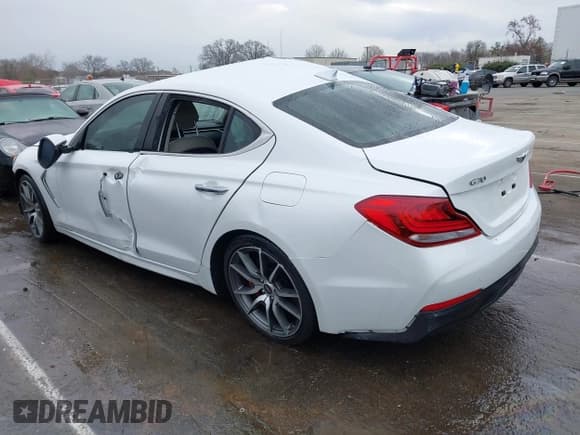 ✅ 2021 Genesis G70 Sport • VIN: KMTG24LA0MU067346 • Lot: 41722663. Listed on IAAI with 43,068 mi. Free auction sales archive from the USA and detailed vehicle history report at DreamBid. Image 3.