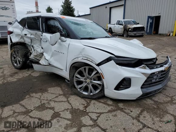 ✅ 2019 Chevrolet Blazer Premier • VIN: 3GNKBKRS7KS615697 • Lot: 82456825. Listed on Copart with 114,246 mi. Free auction sales archive from the USA and detailed vehicle history report at DreamBid. Image 4.