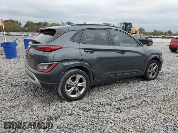 ✅ 2022 Hyundai Kona SEL • VIN: KM8K32AB9NU840530 • Lot: 87215995. Listed on Copart with 91,532 mi. Free auction sales archive from the USA and detailed vehicle history report at DreamBid. Image 3.