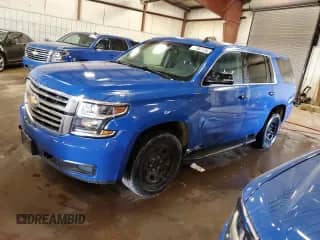 2019 Chevrolet Tahoe Commercial with VIN 1GNSKDEC5KR407380, listed as a Copart auction lot 80195975 with 136,900 mi miles and Clean title. Bid and sale history available at DreamBid. Image 1.
