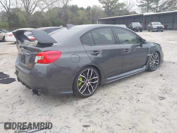 ✅ 2020 Subaru WRX STI • VIN: JF1VA2E65L9832757 • Lot: 41938409. Listed on IAAI with 45,606 mi. Free auction sales archive from the USA and detailed vehicle history report at DreamBid. Image 4.