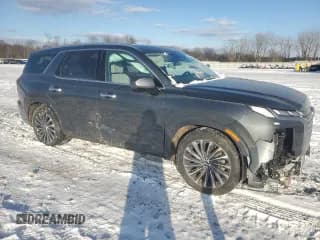 ✅ 2023 Hyundai Palisade Calligraphy • VIN: KM8R7DGE2PU544185 • Лот: 45810635. Опубликован ранее на Copart с пробегом 37 801 миль. Бесплатный доступ к архиву аукционных продаж из США и подробный отчёт об истории автомобиля на DreamBid. Изображение 4.