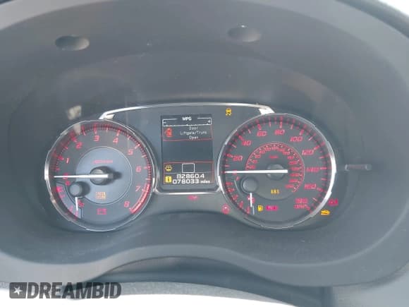 ✅ 2017 Subaru WRX • VIN: JF1VA1B62H9819907 • Lot: 42340922. Listed on IAAI with 78,033 mi. Free auction sales archive from the USA and detailed vehicle history report at DreamBid. Image 7.