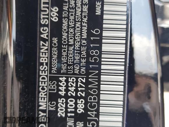 2021 Mercedes-Benz CLA 250 z VIN W1K5J4GB6MN158116, wystawiony jako Copart lot #65736545 z przebiegiem 78 674 mil mil oraz Szkoda całkowita • Salvage title. Historia ofert i sprzedaży dostępna na DreamBid. Obrazek 12.
