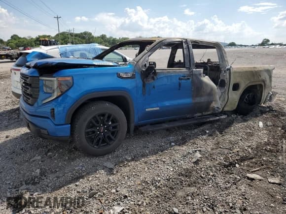 ✅ 2023 GMC Sierra 1500 Elevation • VIN: 1GTPHCED8PZ188079 • Lot: 59668604. Listed on Copart with Not provided. Free auction sales archive from the USA and detailed vehicle history report at DreamBid. Image 1.