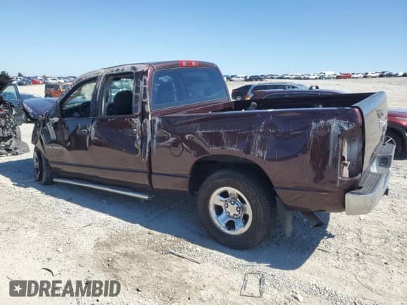 2005 Dodge 1500 SLT с VIN 1D7HU18D05S287085, выставлен на аукционе Copart как лот 59259574 с пробегом Не указан миль и Списание • Salvage title. История ставок и продаж доступна на DreamBid. Изображение 2.