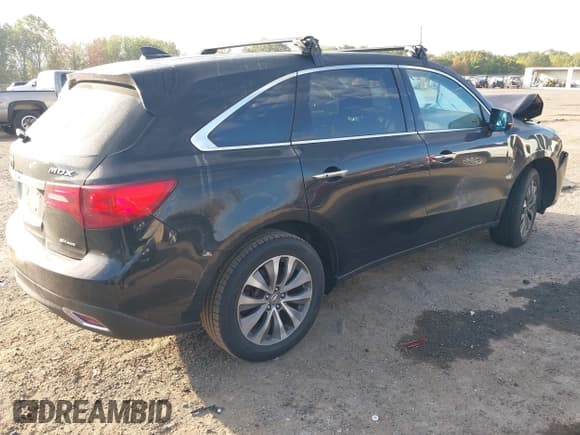 ✅ 2015 Acura MDX Technology • VIN: 5FRYD4H44FB030987 • Lot: 43382012. Listed on IAAI with 155,311 mi. Free auction sales archive from the USA and detailed vehicle history report at DreamBid. Image 4.