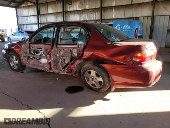 2002 Chevrolet Malibu LS z VIN 1G1NE52J12M622282, wystawiony jako Copart lot #81814814 z przebiegiem Nie podano mil oraz Szkoda całkowita • Salvage title. Historia ofert i sprzedaży dostępna na DreamBid. Obrazek 2.