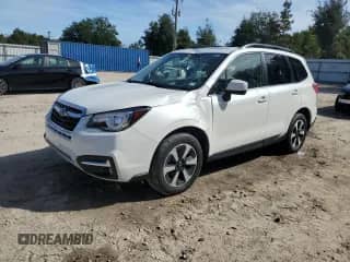 2017 Subaru Forester Limited with VIN JF2SJARC3HH506395, listed as a Copart auction lot 86993925 with 108,815 mi miles and Salvage title. Bid and sale history available at DreamBid. Image 1.
