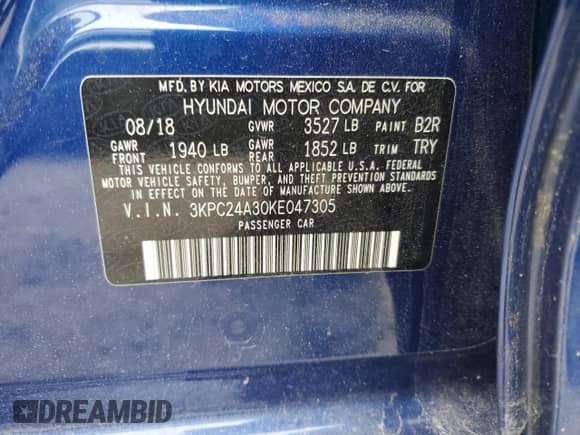 ✅ 2019 Hyundai Accent SE • VIN: 3KPC24A30KE047305 • Lot: 64162294. Wystawiony na Copart z przebiegiem 47 772 mil mil. Skorzystaj z bezpłatnego archiwum sprzedaży aukcyjnych z USA i zobacz szczegółowy raport historii pojazdu na DreamBid. Zdjęcie 13.