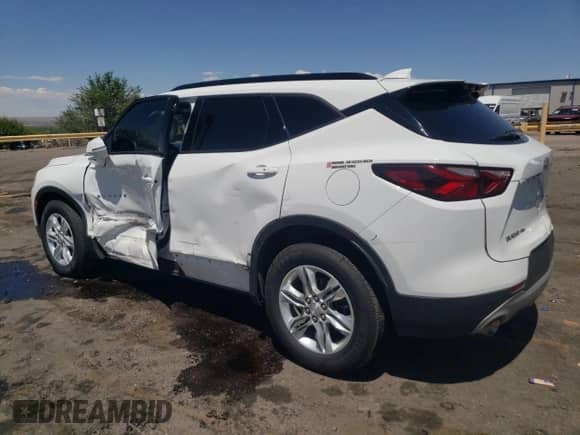 2021 Chevrolet Blazer LT with VIN 3GNKBJRS7MS572976, listed as a Copart auction lot 66332074 with 77,902 mi miles and Salvage title. Bid and sale history available at DreamBid. Image 2.