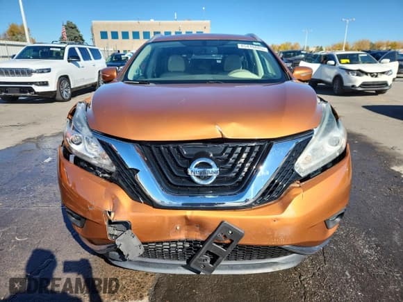 ✅ 2015 Nissan Murano SL • VIN: 5N1AZ2MH3FN236512 • Lot: 85410885. Listed on Copart with 48,975 mi. Free auction sales archive from the USA and detailed vehicle history report at DreamBid. Image 5.