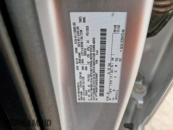 ✅ 2019 Ford F-250 XL • VIN: 1FT7W2BT2KEE53087 • Лот: 93822895. Опубликован ранее на Copart с пробегом 115 273 миль. Бесплатный доступ к архиву аукционных продаж из США и подробный отчёт об истории автомобиля на DreamBid. Изображение 12.