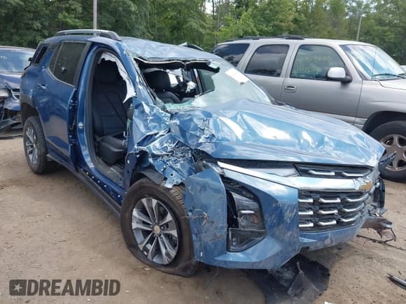 ✅ 2025 Chevrolet Equinox AWD LT • VIN: 3GNAXPEG6SL183903 • Lot: 42944409. Wystawiony na IAAI z przebiegiem 15 390 mil. Bezpłatny archiwum sprzedaży aukcyjnych z USA i szczegółowy raport historii pojazdu na DreamBid. Zdjęcie 1.