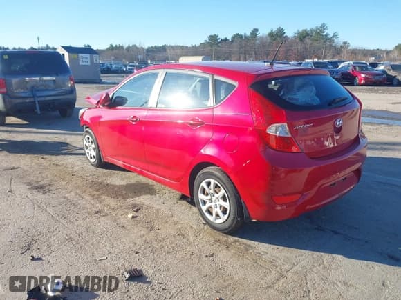 ✅ 2014 Hyundai Accent GS • VIN: KMHCT5AE9EU141057 • Lot: 43822293. Listed on IAAI with 56,714 mi. Free auction sales archive from the USA and detailed vehicle history report at DreamBid. Image 3.
