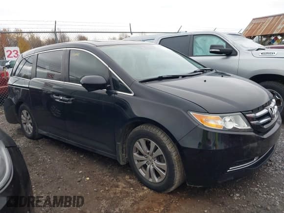 ✅ 2014 Honda Odyssey EX-L • VIN: 5FNRL5H62EB038830 • Лот: 43608183. Опубликован ранее на IAAI с пробегом 126 362 миль. Бесплатный доступ к архиву аукционных продаж из США и подробный отчёт об истории автомобиля на DreamBid. Изображение 1.