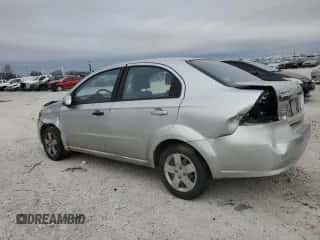 2009 Chevrolet Aveo LS z VIN KL1TD56E59B299155, wystawiony jako Copart lot #86313504 z przebiegiem 167 024 mil mil oraz Szkoda całkowita • Salvage title. Historia ofert i sprzedaży dostępna na DreamBid. Obrazek 2.