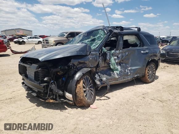 ✅ 2024 Hyundai Palisade Calligraphy • VIN: KM8R7DGE8RU731952 • Лот: 62320264. Опубликован ранее на Copart с пробегом Не указан. Бесплатный доступ к архиву аукционных продаж из США и подробный отчёт об истории автомобиля на DreamBid. Изображение 1.