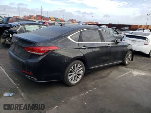 2015 Hyundai Genesis 3.8L z VIN KMHGN4JE8FU042950, wystawiony jako Copart lot #65751824 z przebiegiem Nie podano mil oraz Czysty tytuł • Clean title. Historia ofert i sprzedaży dostępna na DreamBid. Obrazek 3.