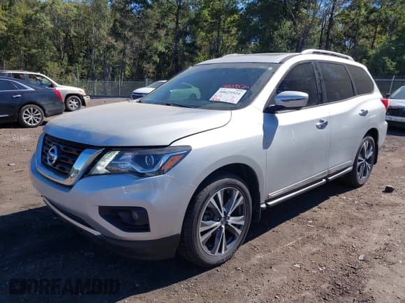 ✅ 2020 Nissan Pathfinder Platinum • VIN: 5N1DR2DM4LC600079 • Lot: 40629524. Listed on IAAI with 89,706 mi. Free auction sales archive from the USA and detailed vehicle history report at DreamBid. Image 2.