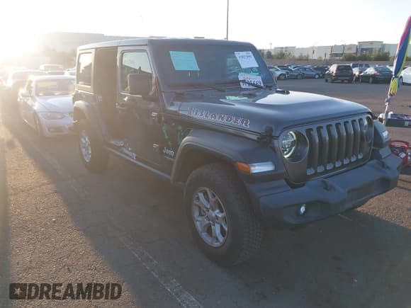 ✅ 2021 Jeep Wrangler Unlimited Sport S • VIN: 1C4HJXDG7MW583315 • Lot: 41827899. Listed on IAAI with 25,264 mi. Free auction sales archive from the USA and detailed vehicle history report at DreamBid. Image 1.