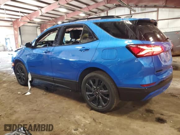 2024 Chevrolet Equinox RS with VIN 3GNAXWEG6RS232690, listed as a Copart auction lot 84030015 with 17,774 mi miles and Clean title. Bid and sale history available at DreamBid. Image 2.