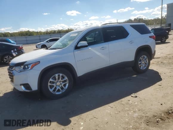 ✅ 2021 Chevrolet Traverse LT Cloth • VIN: 1GNEVGKW9MJ217779 • Lot: 85690295. Listed on Copart with 62,318 mi. Free auction sales archive from the USA and detailed vehicle history report at DreamBid. Image 1.