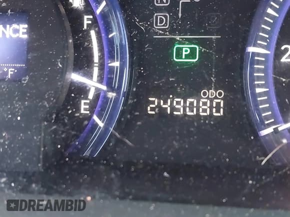 ✅ 2010 Lexus HS 250h Premium • VIN: JTHBB1BA1A2014492 • Lot: 43390649. Listed on IAAI with 249,080 mi. Free auction sales archive from the USA and detailed vehicle history report at DreamBid. Image 7.