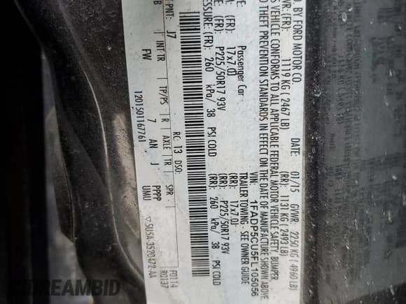 ✅ 2015 Ford C-Max SEL • VIN: 1FADP5CU5FL105056 • Лот: 82512625. Опубликован ранее на Copart с пробегом 201 663 миль. Бесплатный доступ к архиву аукционных продаж из США и подробный отчёт об истории автомобиля на DreamBid. Изображение 14.