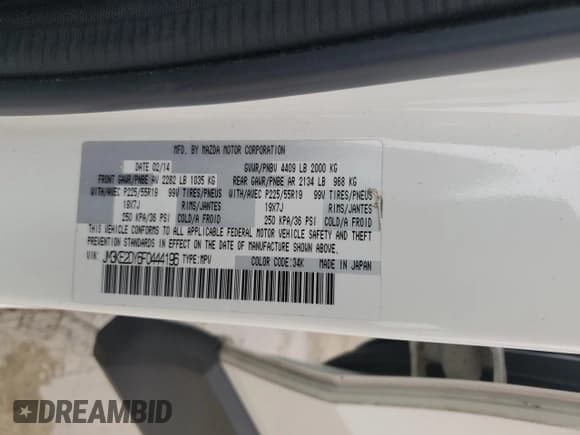 ✅ 2015 Mazda CX-5 Grand Touring • VIN: JM3KE2DY6F0444196 • Lot: 90438305. Wystawiony na Copart z przebiegiem 172 354 mil. Bezpłatny archiwum sprzedaży aukcyjnych z USA i szczegółowy raport historii pojazdu na DreamBid. Zdjęcie 14.