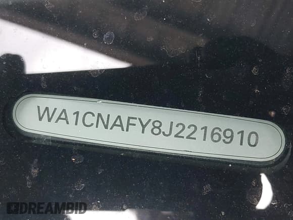 ✅ 2018 Audi Q5 Prestige • VIN: WA1CNAFY8J2216910 • Лот: 42624428. Опубликован ранее на IAAI с пробегом 74 570 миль. Бесплатный доступ к архиву аукционных продаж из США и подробный отчёт об истории автомобиля на DreamBid. Изображение 9.