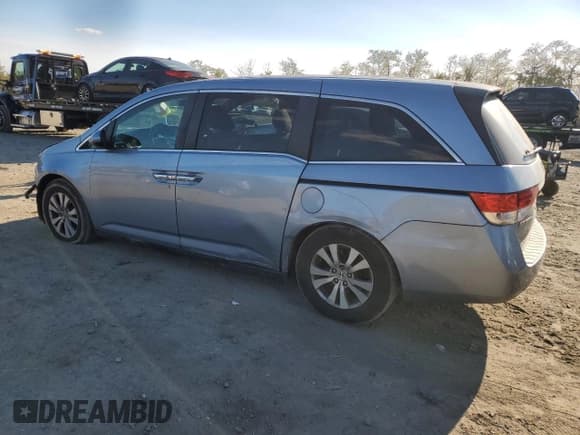 ✅ 2014 Honda Odyssey EX • VIN: 5FNRL5H42EB096340 • Лот: 89520455. Опубликован ранее на Copart с пробегом 137 460 миль. Бесплатный доступ к архиву аукционных продаж из США и подробный отчёт об истории автомобиля на DreamBid. Изображение 2.