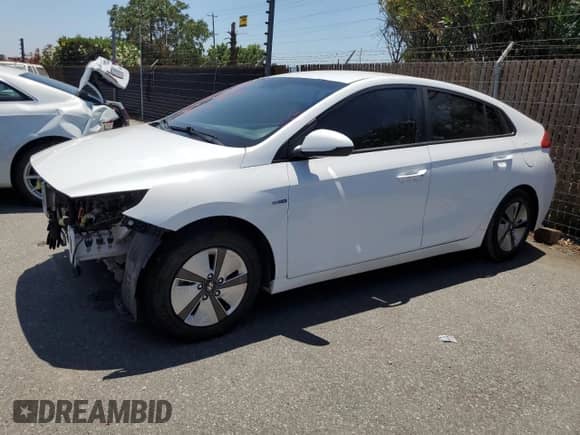 2019 Hyundai Ioniq Blue z VIN KMHC65LC1KU180322, wystawiony jako Copart lot #59699744 z przebiegiem 86 901 mil mil oraz Szkoda całkowita • Salvage title. Historia ofert i sprzedaży dostępna na DreamBid. Obrazek 1.