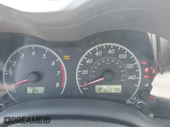 ✅ 2009 Toyota Corolla • VIN: JTDBL40E299033349 • Lot: 43812523. Wystawiony na IAAI z przebiegiem 205 796 mil. Bezpłatny archiwum sprzedaży aukcyjnych z USA i szczegółowy raport historii pojazdu na DreamBid. Zdjęcie 7.