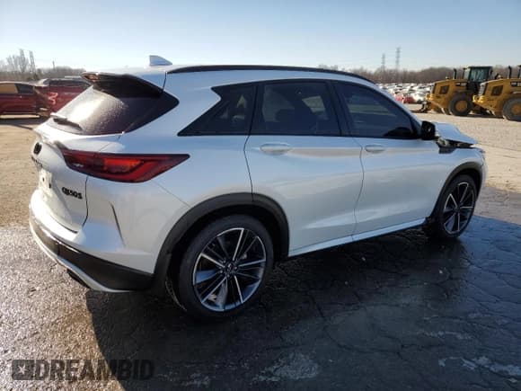 ✅ 2023 Infiniti QX50 Sport • VIN: 3PCAJ5FAXPF123167 • Lot: 89006135. Wystawiony na Copart z przebiegiem 22 493 mil. Bezpłatny archiwum sprzedaży aukcyjnych z USA i szczegółowy raport historii pojazdu na DreamBid. Zdjęcie 3.