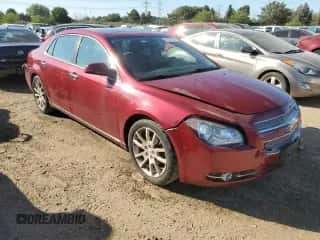 2011 Chevrolet Malibu LTZ with VIN 1G1ZE5E17BF308539, listed as a Copart auction lot 69997964 with 108,965 mi miles and Salvage title. Bid and sale history available at DreamBid. Image 4.
