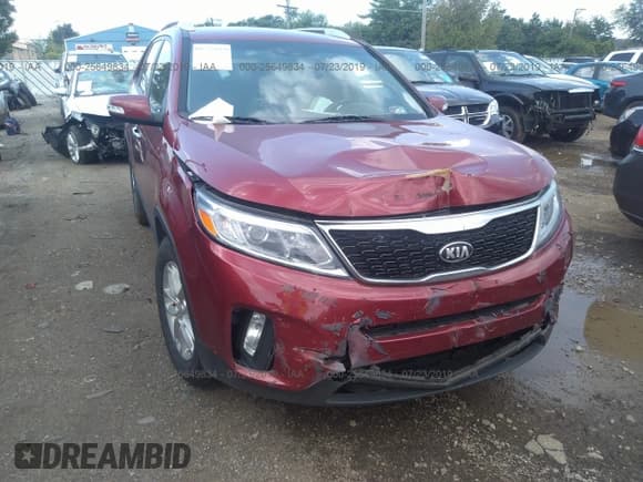 ✅ 2014 Kia Sorento LX • VIN: 5XYKT3A67EG478521 • Lot: 25649834. Listed on IAAI with 69,486 mi. Free auction sales archive from the USA and detailed vehicle history report at DreamBid. Image 6.