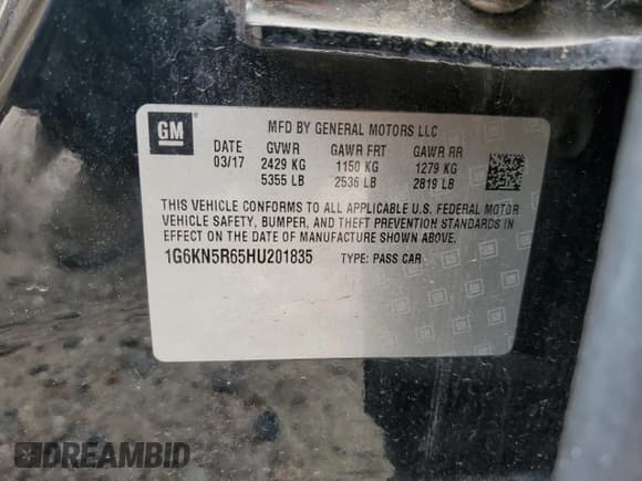 ✅ 2017 Cadillac CT6 Platinum AWD • VIN: 1G6KN5R65HU201835 • Lot: 51790114. Wystawiony na Copart z przebiegiem 157 985 mil. Bezpłatny archiwum sprzedaży aukcyjnych z USA i szczegółowy raport historii pojazdu na DreamBid. Zdjęcie 13.