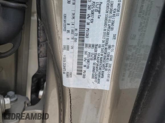 ✅ 2015 Ford Focus Electric • VIN: 1FADP3R45FL222017 • Лот: 73420413. Опубликован ранее на Copart с пробегом 58 205 миль. Бесплатный доступ к архиву аукционных продаж из США и подробный отчёт об истории автомобиля на DreamBid. Изображение 12.