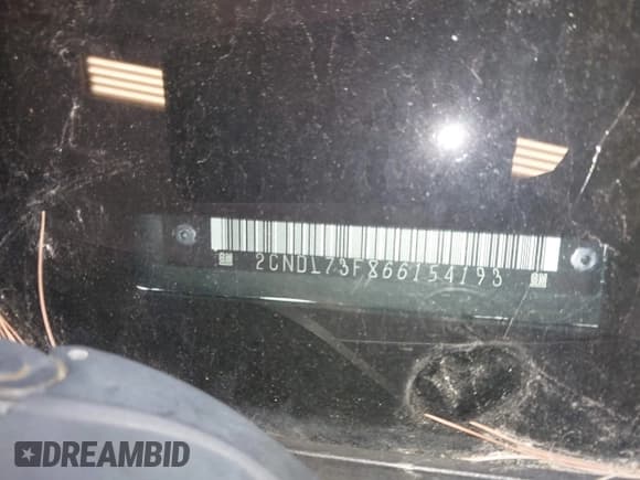 ✅ 2006 Chevrolet Equinox LT • VIN: 2CNDL73F866154193 • Лот: 42611944. Опубликован ранее на IAAI с пробегом 245 070 миль. Бесплатный доступ к архиву аукционных продаж из США и подробный отчёт об истории автомобиля на DreamBid. Изображение 9.