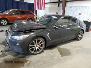 ✅ 2019 Genesis G70 Advanced • VIN: KMTG54LE3KU037703 • Lot: 50238845. Listed on Copart with 100,022 mi. Free auction sales archive from the USA and detailed vehicle history report at DreamBid. Image 1.