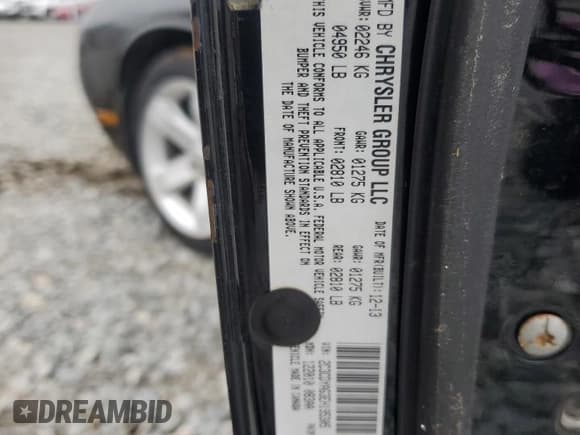 ✅ 2014 Dodge Challenger SXT • VIN: 2C3CDYAG3EH195305 • Lot: 70958424. Wystawiony na Copart z przebiegiem 145 921 mil. Bezpłatny archiwum sprzedaży aukcyjnych z USA i szczegółowy raport historii pojazdu na DreamBid. Zdjęcie 12.