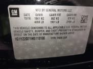 ✅ 2017 Chevrolet Corvette Grand Sport 3LT • VIN: 1G1YZ2D71H5110106 • Lot: 42064252. Listed on IAAI with 49,406 mi. Free auction sales archive from the USA and detailed vehicle history report at DreamBid. Image 9.